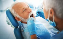 man gets dental implants in Cincinnati Ohio